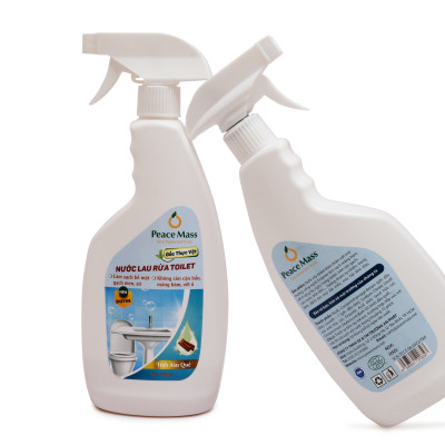 Combo TLC1 Peace Mass Nước Lau Rửa Toilet Gốc Thực Vật700ml + Nước Lau Kính Gốc Thực Vật 700ml (Thuộc nhóm Sản phẩm Lành tính  Sinh học)
