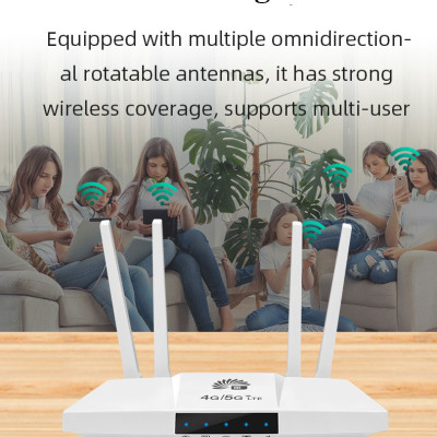 Bộ phát WiFi từ sim 4G CPE B828 tốc độ cao 300Mpbs phủ sóng rộng sử dụng mọi loại sim kèm pin 3000mAh - Hàng nhập khẩu