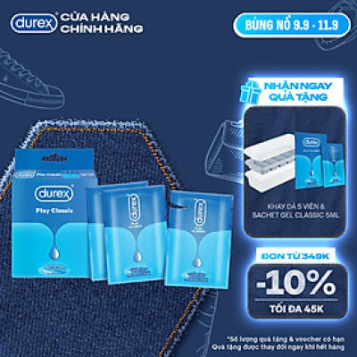 Gel bôi trơn Durex play classic Hộp 3 gói x 5ml