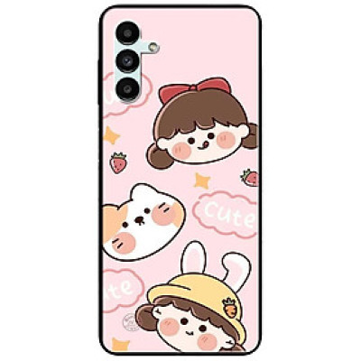 Ốp lưng dành cho Samsung A13 5G - Samsung A33 5G - Cô Gái Và Chú Cún Hồng