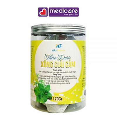 0133649 Hải Thịnh Thảo dược xông giải cảm Hộp 170gram