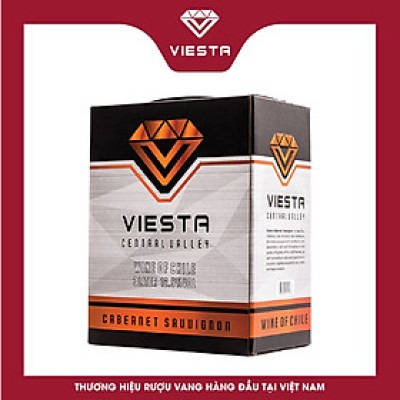 Rượu vang đỏ Viesta Cabernet Sauvignon Hộp giấy 3Lít