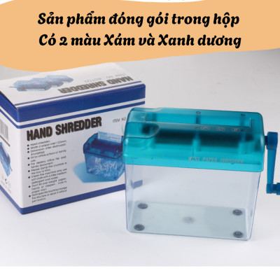 Máy cắt giấy văn phòng, máy hủy tài liệu, máy hủy hợp đồng. Dụng cụ cắt nhỏ giấy A4 cầm tay. Máy tạo giấy rơm, giấy vụn, giấy gói quà