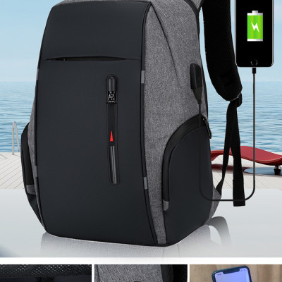 Balo Nam, Nữ Công Sở Đa Năng Teement, Đựng Vừa Laptop - Macbook - Máy Tính Xách Tay, Chất Liệu Vải Cao Cấp Chống Thấm Nước, Chống Xước, Có Cổng Sạc USB Tiện Lợi - Hàng Chính Hãng