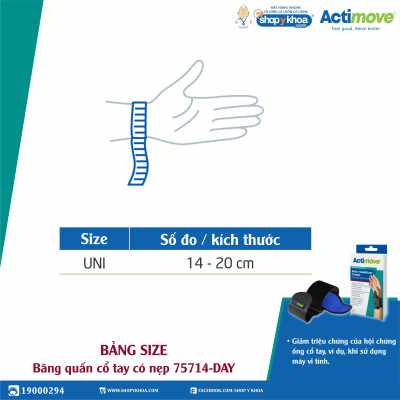 Băng quấn cổ tay có nẹp 75714-DAY Actimove Wrist Stabilizer Carpal
