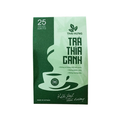 Combo 03 hộp Trà Thìa canh Thái Hưng 25 túi lọc x 5g Khắc tinh của bệnh tiểu đường