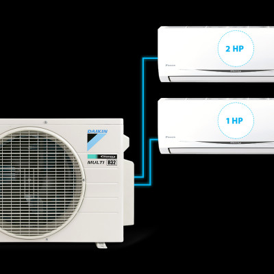 Hệ Thống Máy Lạnh Multi S Daikin Combo MKC70SVMV/CTKC25RVMV+CTKC50RVMV Gas R32 Inverter Treo Tường 1 Chiều Lạnh Hàng Chính Hãng - Chỉ giao tại HCM