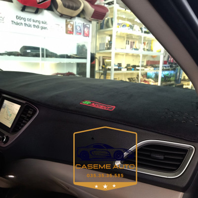 [TOYOTA WIGO] Thảm Taplo 3 Lớp Dành Cho Xe TOYOTA WIGO, Nhung Lông Cừu Và Da Vân Carbon Cao Cấp - Hàng Chính Hãng