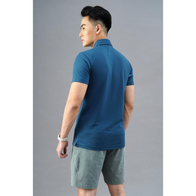 Áo Polo Ngắn Tay Nam AM SPORT1 PLM232 Có Cổ, Phối Kẻ, Thời Trang