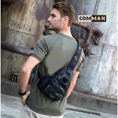 Túi đeo chéo COMMAN_có sạc_chống nước