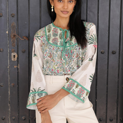 Áo Boho Cotton Cao Cấp Luna Llena