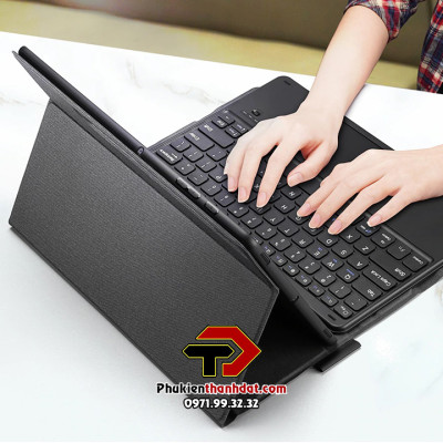 Bao da kèm bàn phím cho SamSung Galaxy Tab S9 FE+ chính hãng Dux Ducis có bàn di chuột TrackPad - Hàng chính hãng 
