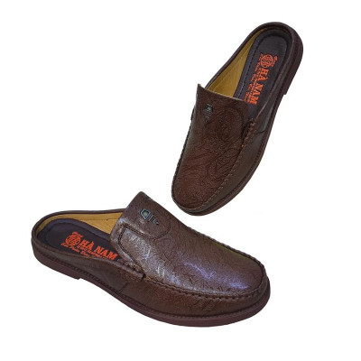 Dép Bít Mũi Nam HÀ NAM Da Bò Thật Cao Cấp GSB20131