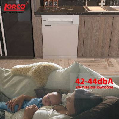 Máy Rửa Bát 13 Bộ LORCA TA 918DWS - Hàng Chính Hãng Cao Cấp Nhập Khẩu Malaysia Bền Bỉ Tiết Kiệm Điện