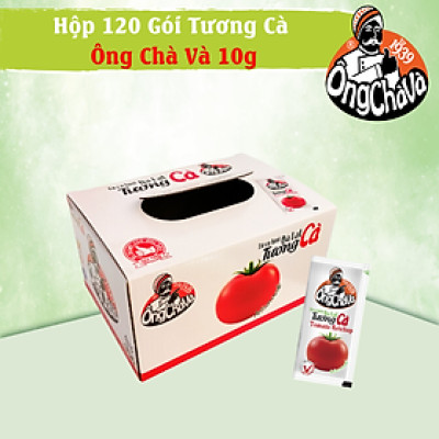Hộp 120 Gói Tương Cà Ông Chà Và 10g (Tomato Ketchup)