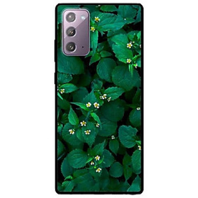 Ốp lưng dành cho Samsung Note 20 - Samsung Note 20 Ultra mẫu Lá Xanh Hoa Trắng