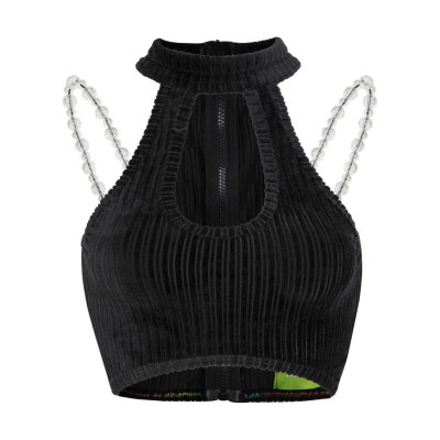 SET VÁY Nhung Đen TARTAN - 