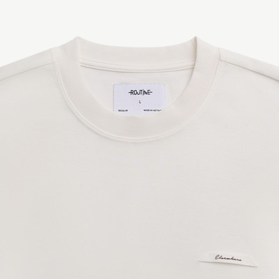 Áo thun tay dài ROUTINE màu trắng . Regular - 10F24TSL041 | LASTORE MENSWEAR