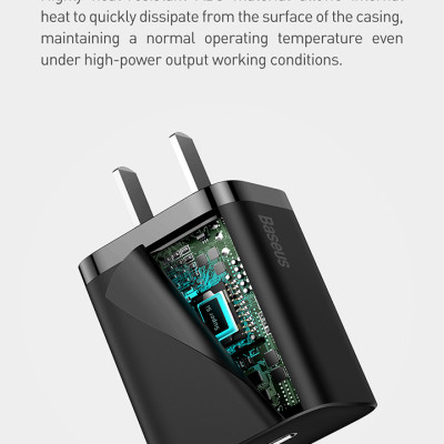 Cốc sạc nhanh Baseus Super Si PD 20W CCSUP-A01 for iPhone 12 (Màu ngẫu nhiên) HÀNG CHÍNH HÃNG