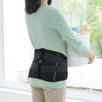 Đai lưng cột sống loại vừa Phiten metax supporter waist belt middle type AP230003/AP230004/AP230005