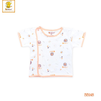 Áo sơ sinh BABIBOO áo sơ sinh tay ngắn vải cotton - BB148