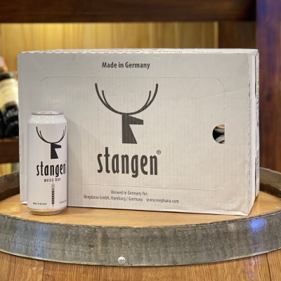 [Tặng bình giữ nhiệt] Combo 2 thùng Stangen Weiss Beer 4.9% (Bia lúa mì - Bia đục) - Thùng 24 lon 500ml