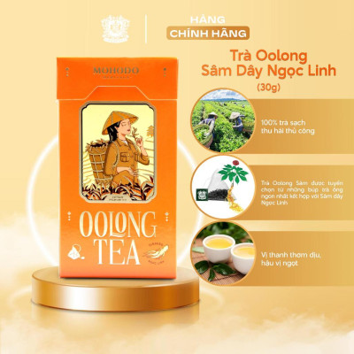 Trà Ô long Sâm Dây Ngọc Linh túi lọc thơm ngon 30g