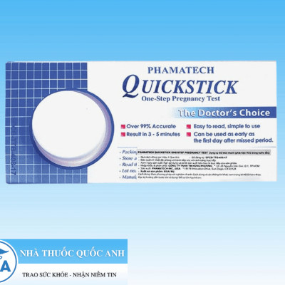 Bộ 2 Que thử thai Quickstick Gold 5mm