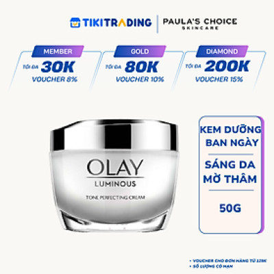 Kem Dưỡng Da Ban Ngày OLAY Luminous Trắng Da Mờ Thâm Nám SPF15+ 50g