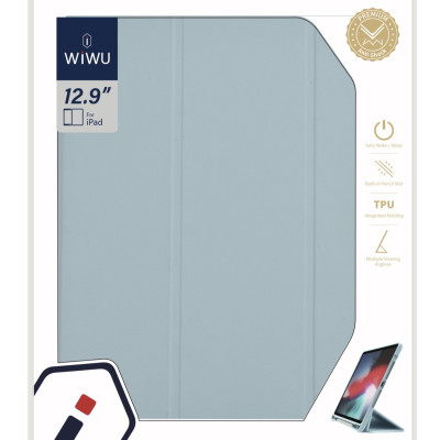 Bao da Wiwu Classic II Case GF-02 dành cho Ipad vỏ siêu mỏng, thiết kế gập ba, có khe để bút tích hợp - Hàng chính hãng