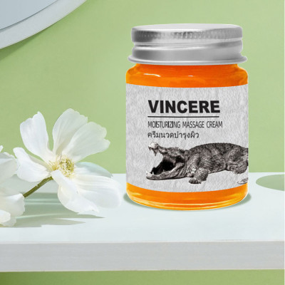 Kem giảm nhăn mặt Vincere mỡ cá sấu giảm sẹo lồi, sẹo lõm, sẹo thâm, sẹo phẫu thuật Thái Lan 30g