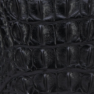 Ví Nữ Da Cá Sấu Nhiều Ngăn Gai Huy Hoàng HT3295 (11 x 22 cm) - Đen