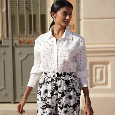 Quần Hoa Cotton Cao Cấp Luna Llena