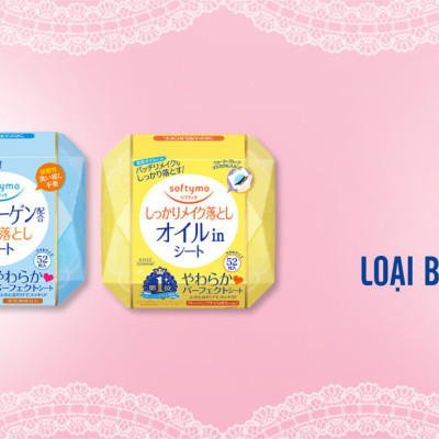 Khăn Giấy Tẩy Trang Dưỡng Trắng Da Kosé Softymo White Cleansing Sheet W (Gói 12 miếng)