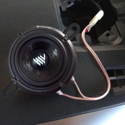 Combo Kèm Dưỡng Loa Trung Tâm và Loa Mid Dành Cho Toyota Cross - Walker VMM35 CAR AUDIO