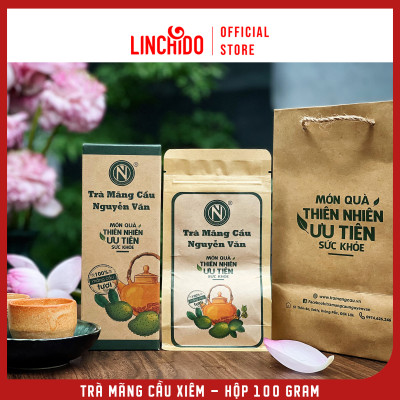 Trà Mãng Cầu Nguyễn Văn - 100% mãng cầu xiêm tươi sấy khô - Hộp 100 GRAM