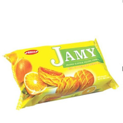 Bánh Jamy nhân mứt cam hộp 120 gram Bibica