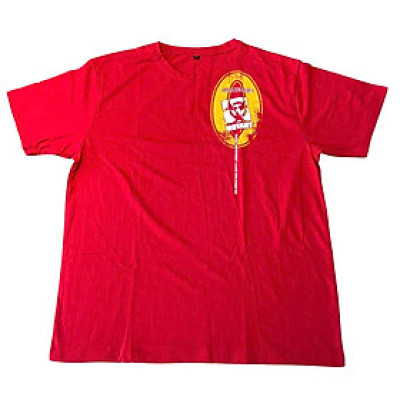 Áo thun tay ngắn màu đỏ Live HardCore Mutant