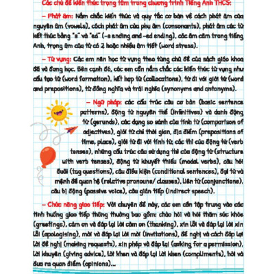 Sách - TAKE NOTE! Kiến thức trọng tâm luyện thi môn Tiếng Anh vào lớp 10 (bản màu không lò xo)