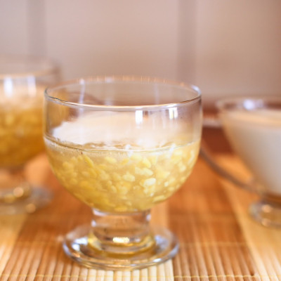 Đậu Xanh Xát Vỏ Lý Tưởng 400g, Đỗ Xanh Loại 1 Tròn Hạt Lý Tưởng Nguyên Liệu Nấu Chè Nấu Xôi