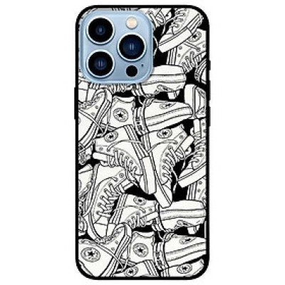 Ốp lưng dành cho Iphone 13 Mini - Iphone 13 - Iphone 13 Pro -  Iphone 13 Pro Max - Hoạ Tiết Giày Trắng Đen