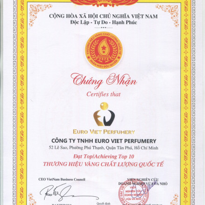 Nước Hoa Nam EU, Quantum N0.4 Euro Viet Perfumery 