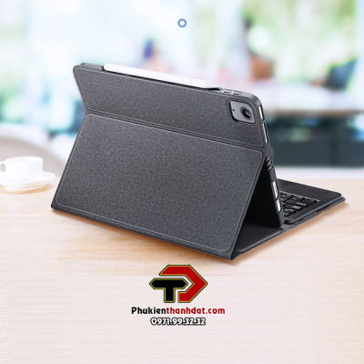 Bao da kèm bàn phím cho iPad Air 4 2020 10.9 inch chính hãng Dux Ducis có bàn di chuột TrackPad - Hàng chính hãng 