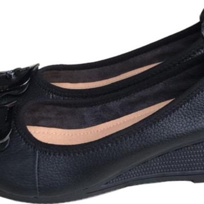 Giày nữ Trường Hải đế xuồng da bò cao cấp  DX218