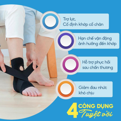 Đai cổ chân Phiten loại cứng AP166003/AP166004/AP166005