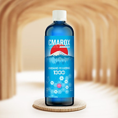 3 Chai Khoáng Vi Lượng CMAROX 1.000ppm Chai 500ml - Bổ Sung Khoáng Chất Cho Cơ Thể