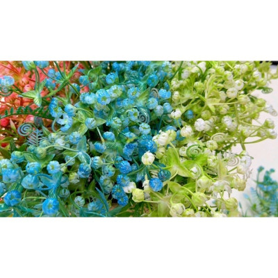 Cụm điểm bi, dài 20cm.Dùng để cắm lọ để bàn, trang trí tường cây giả. Decor nhà cửa, văn phòng