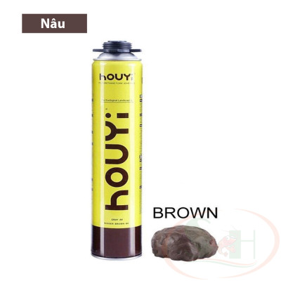 Bình xịt foam Houyi Polyurethane Adhesive tạo layout background bán cạn tiểu cảnh bể cá thủy sinh