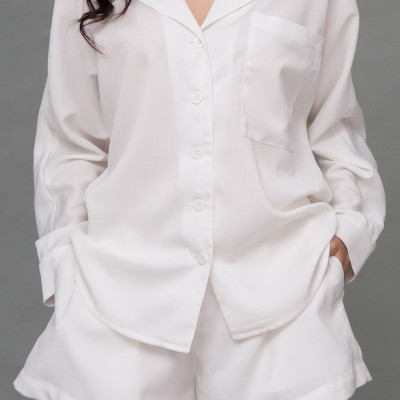 Quần Short Nữ Lụa Xô Túi Sườn Maxivic, La Mộc - LM62175