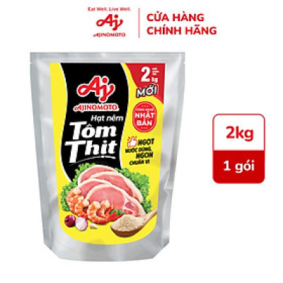 Gói Ajinomoto Hạt Nêm Tôm Thịt 2Kg/Gói